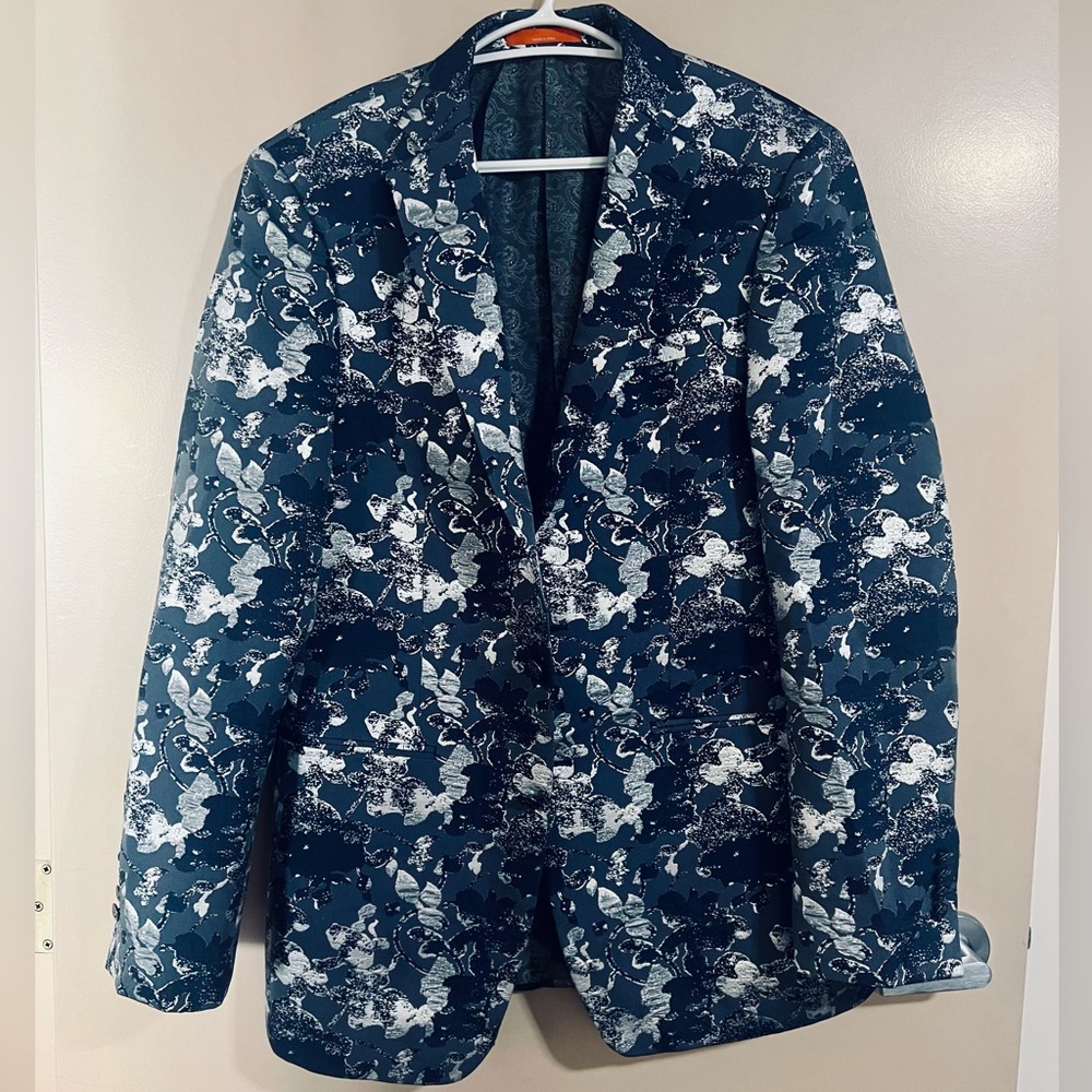 Tallia floral textured blazer